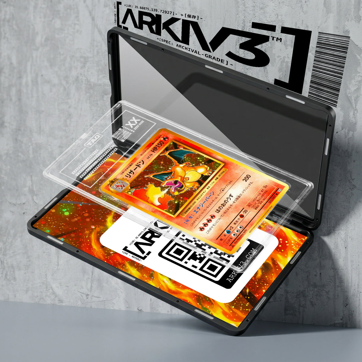 ARKIV3 TAG graded exploded mockup