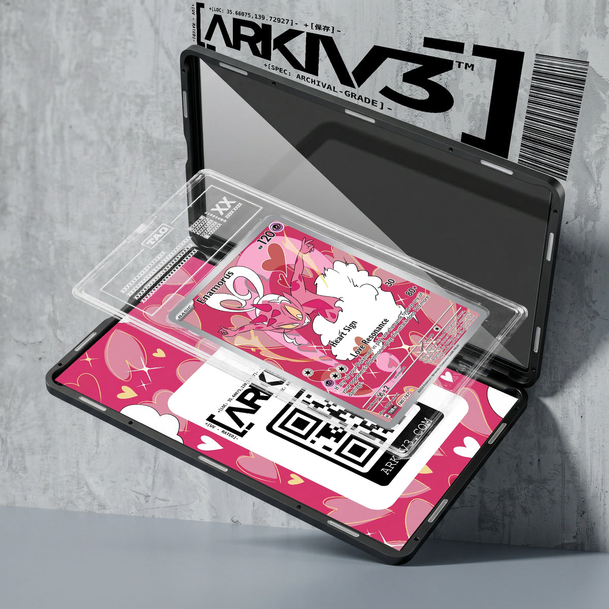 ARKIV3 TAG graded exploded mockup