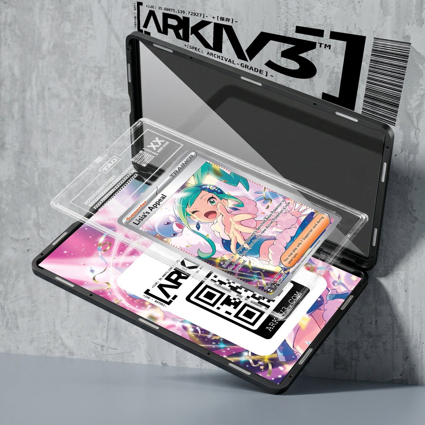 ARKIV3 TAG graded exploded mockup