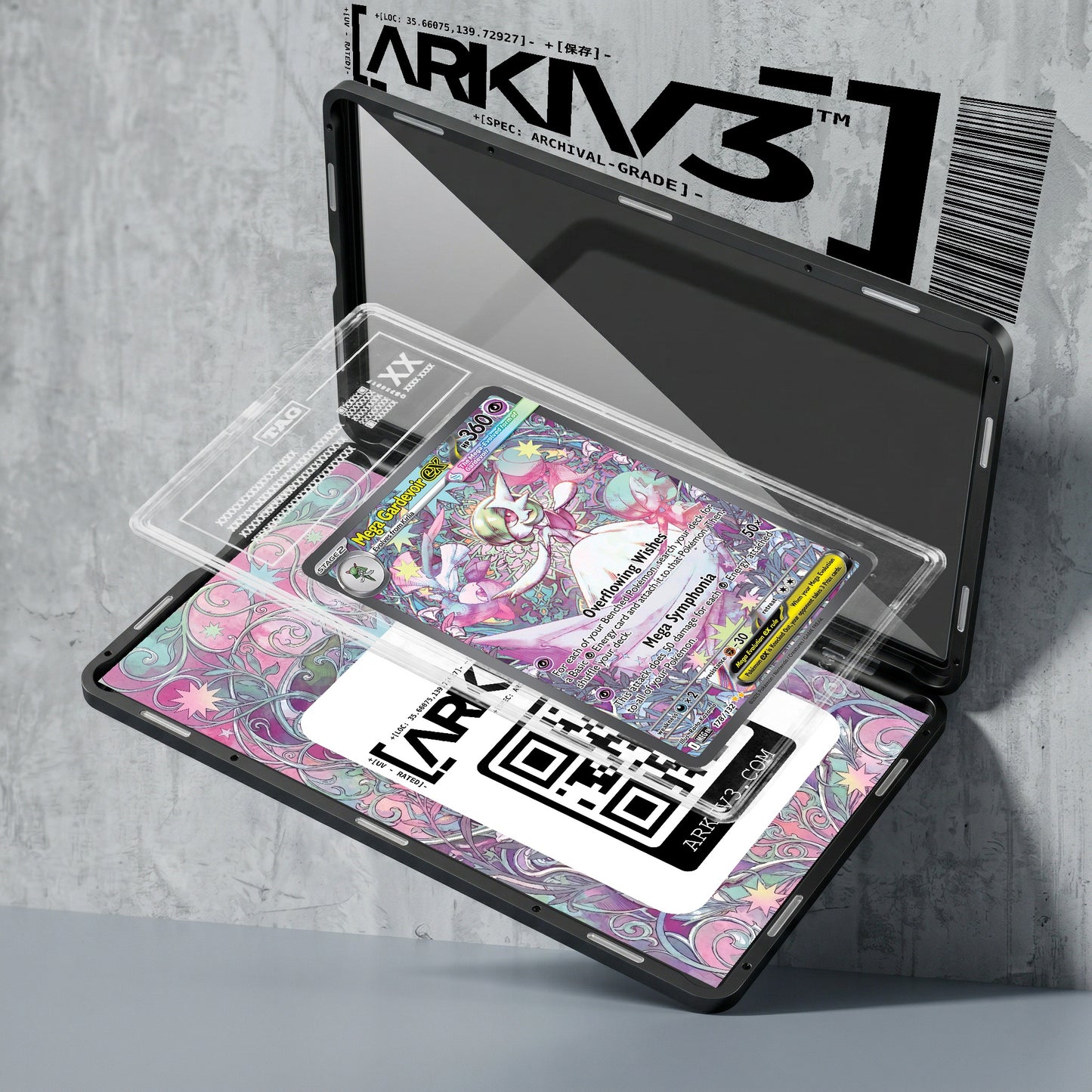 ARKIV3 TAG graded exploded mockup