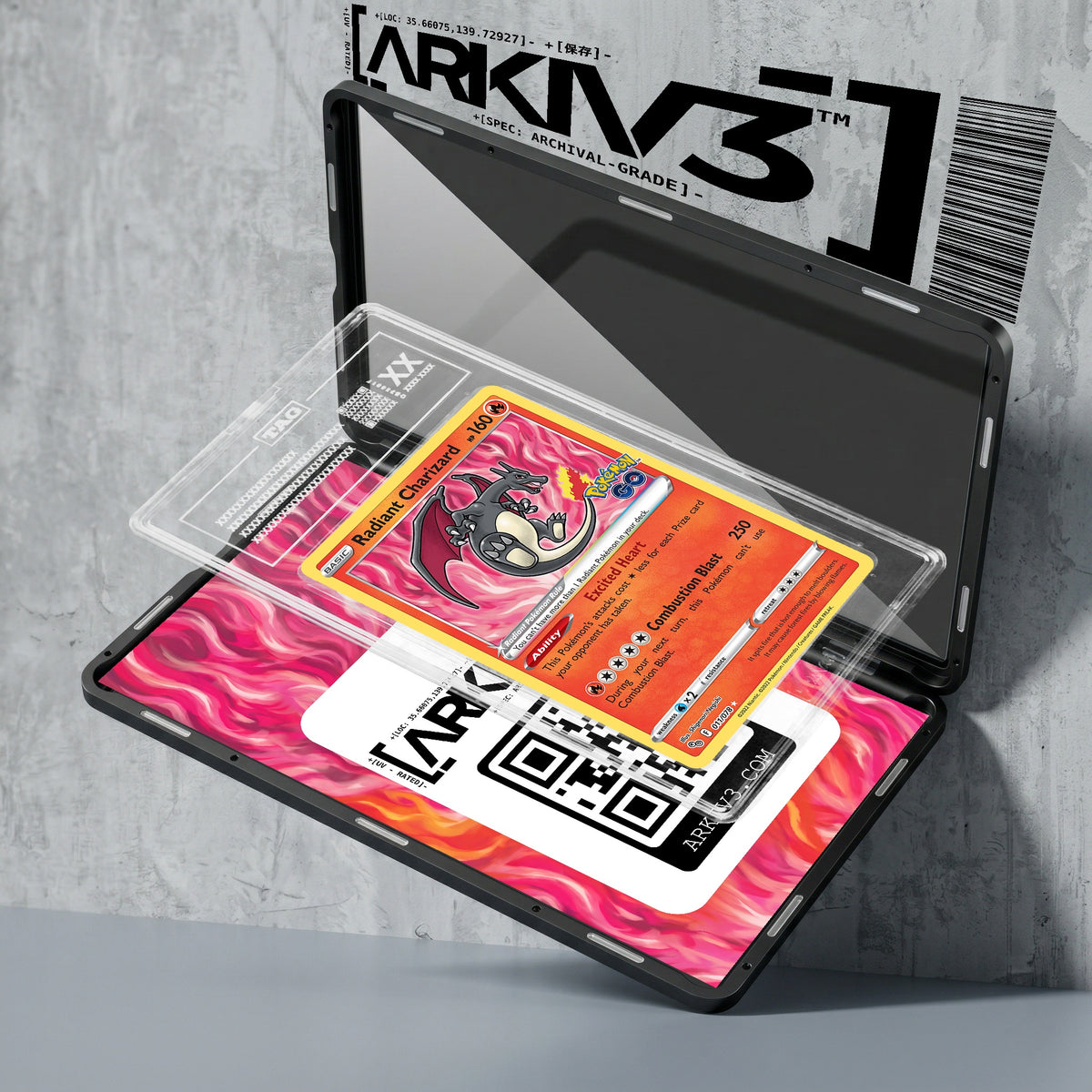 ARKIV3 TAG graded exploded mockup