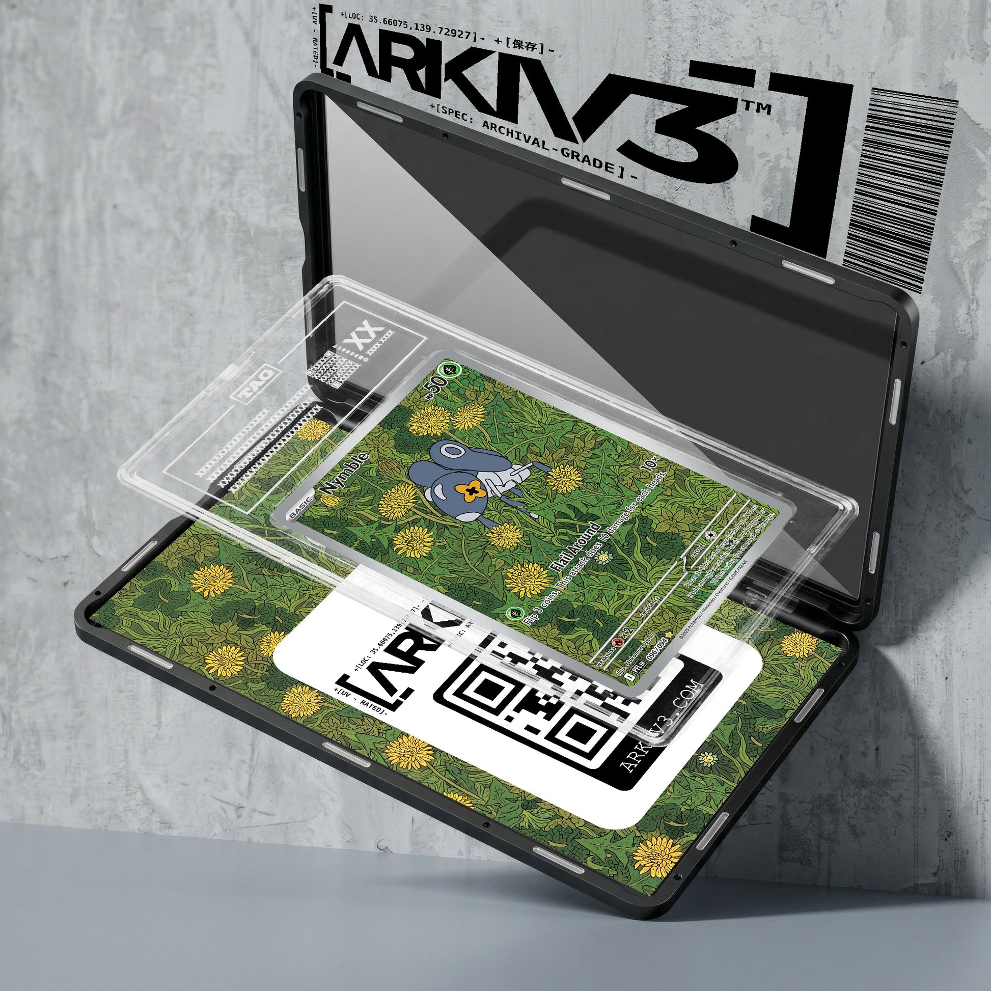 ARKIV3 TAG graded exploded mockup