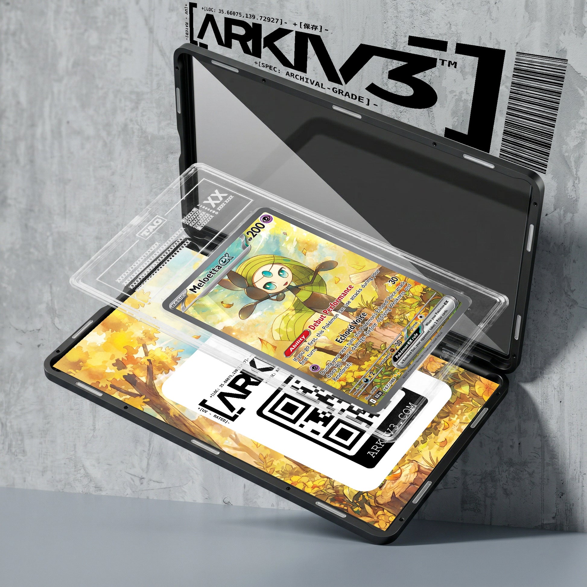 ARKIV3 TAG graded exploded mockup