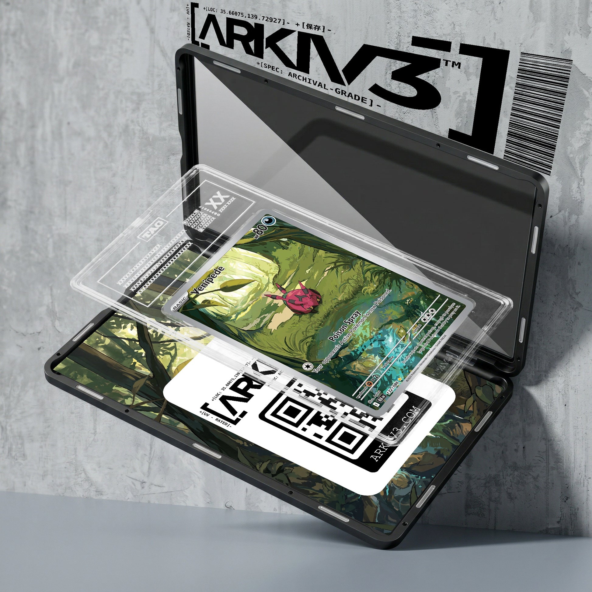 ARKIV3 TAG graded exploded mockup