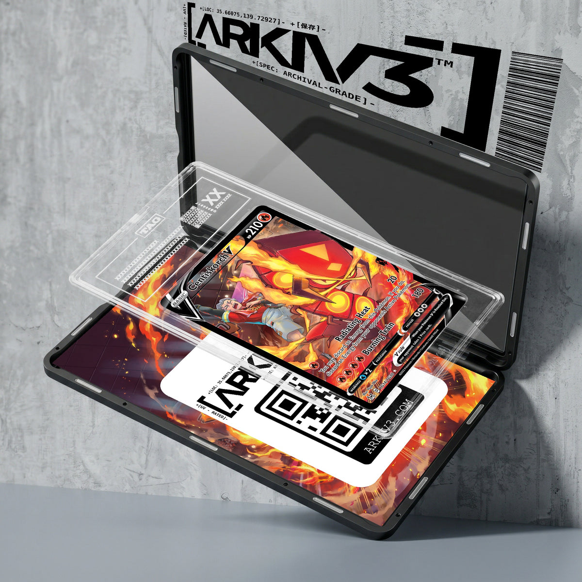 ARKIV3 TAG graded exploded mockup