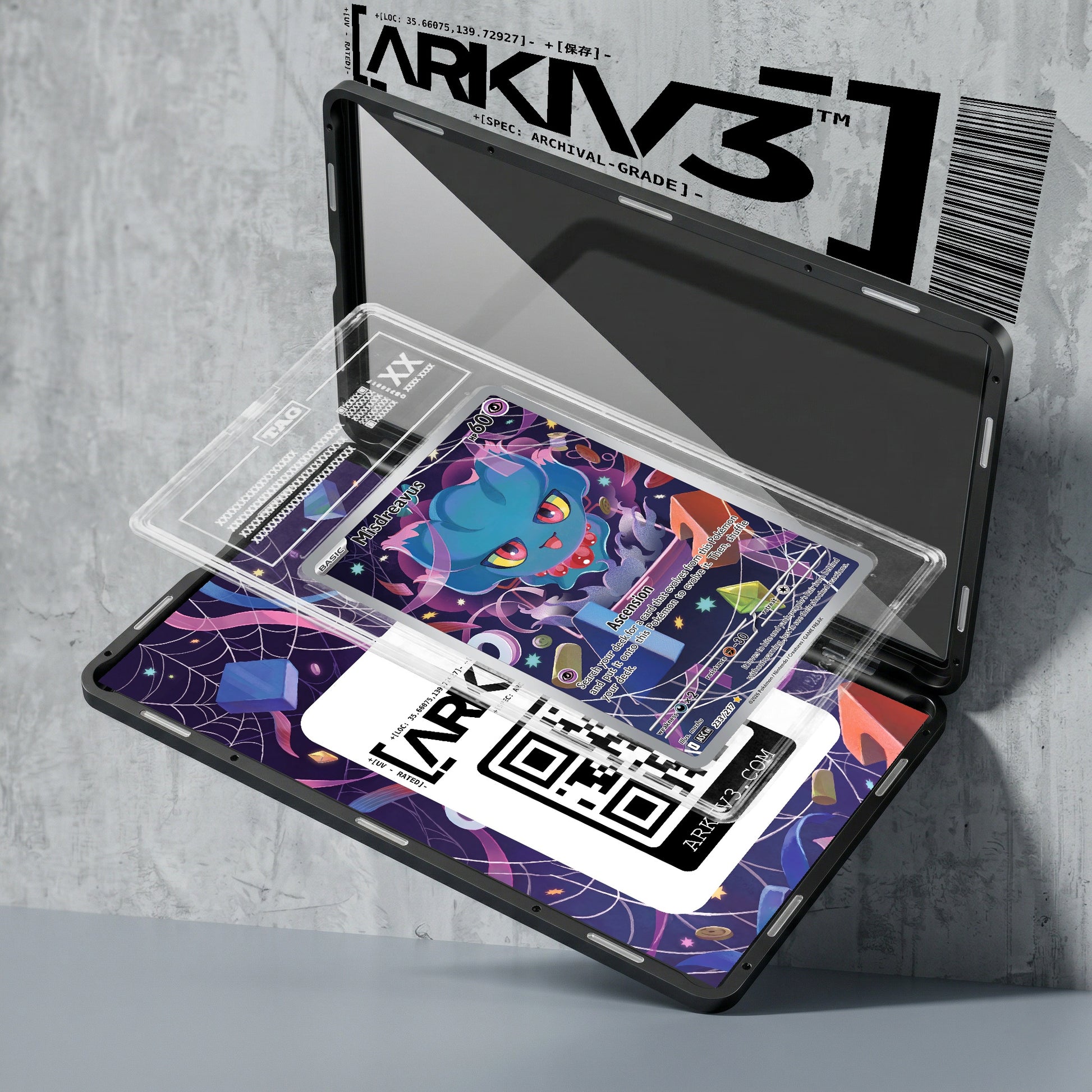 ARKIV3 TAG graded exploded mockup