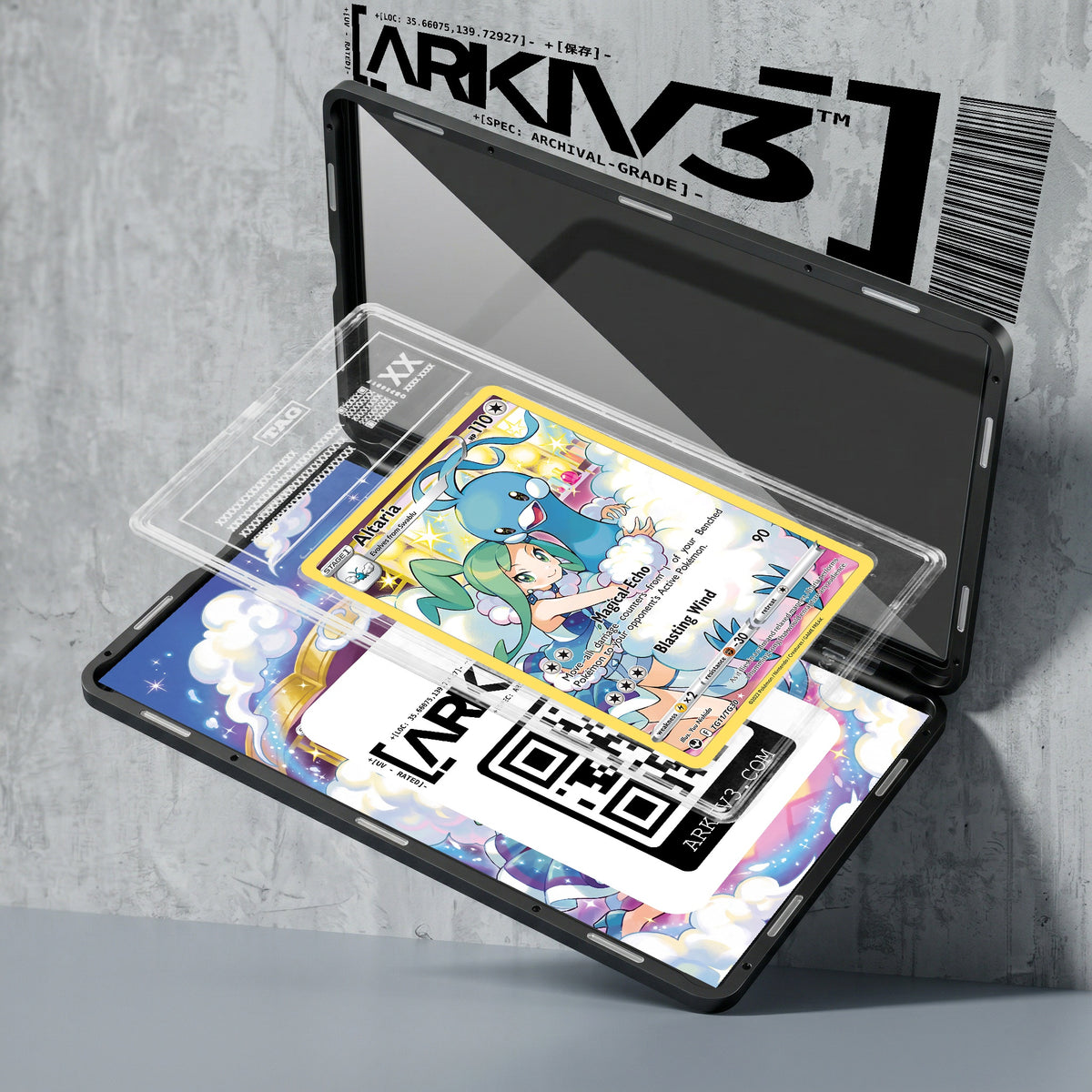 ARKIV3 TAG graded exploded mockup