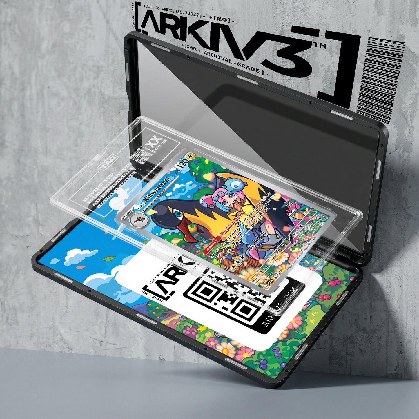 ARKIV3 TAG graded exploded mockup