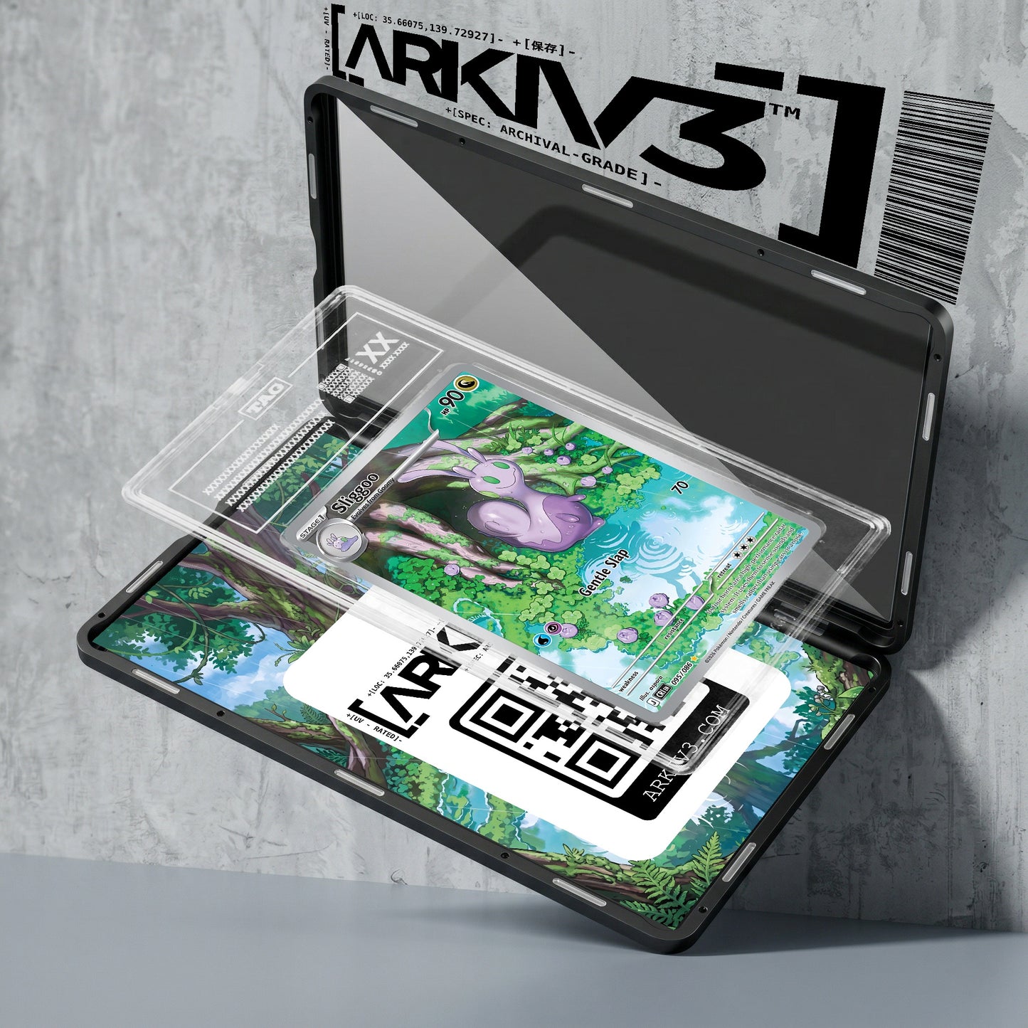 ARKIV3 TAG graded exploded mockup