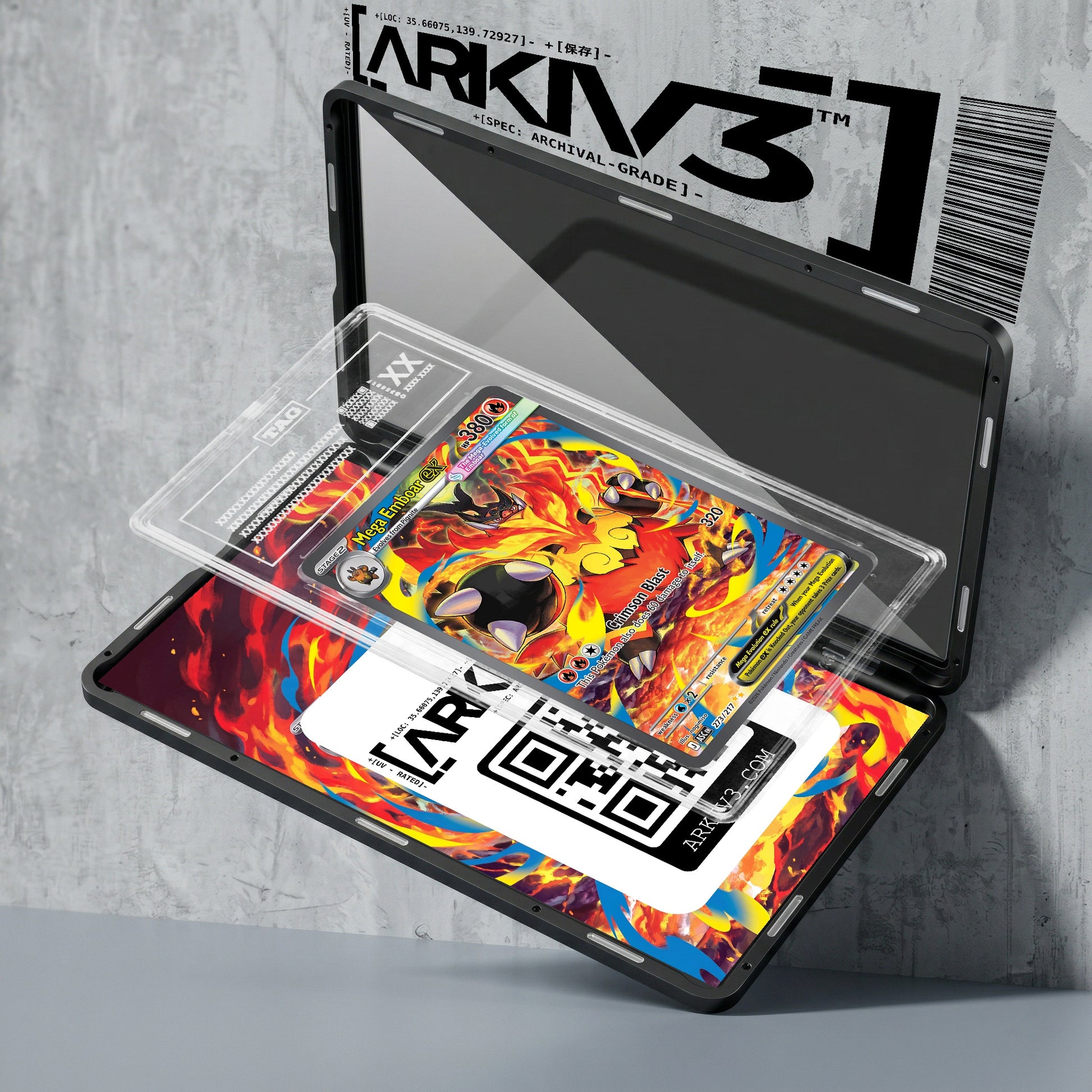 ARKIV3 TAG graded exploded mockup