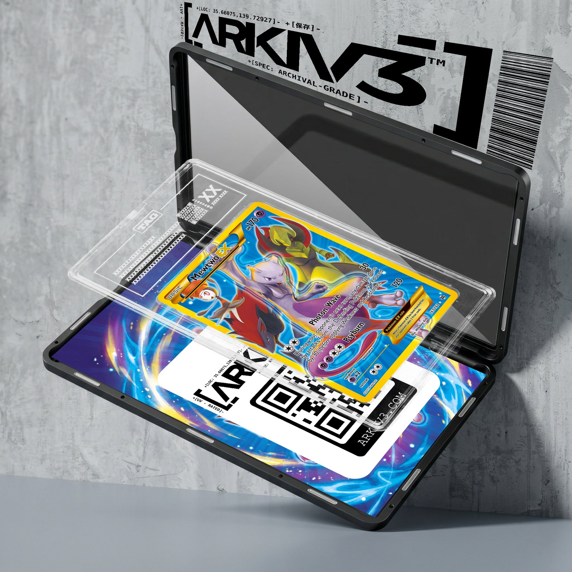 ARKIV3 TAG graded exploded mockup