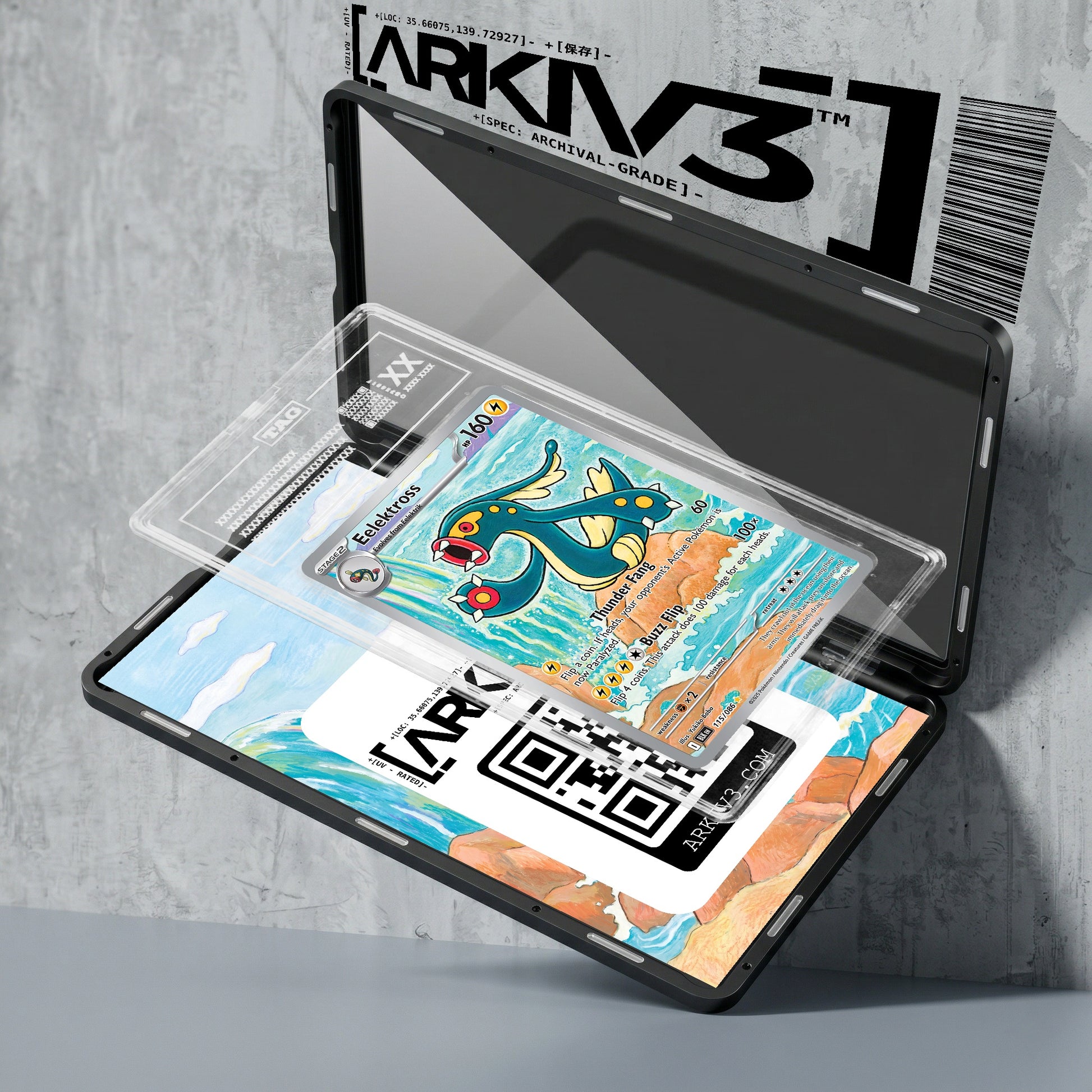 ARKIV3 TAG graded exploded mockup