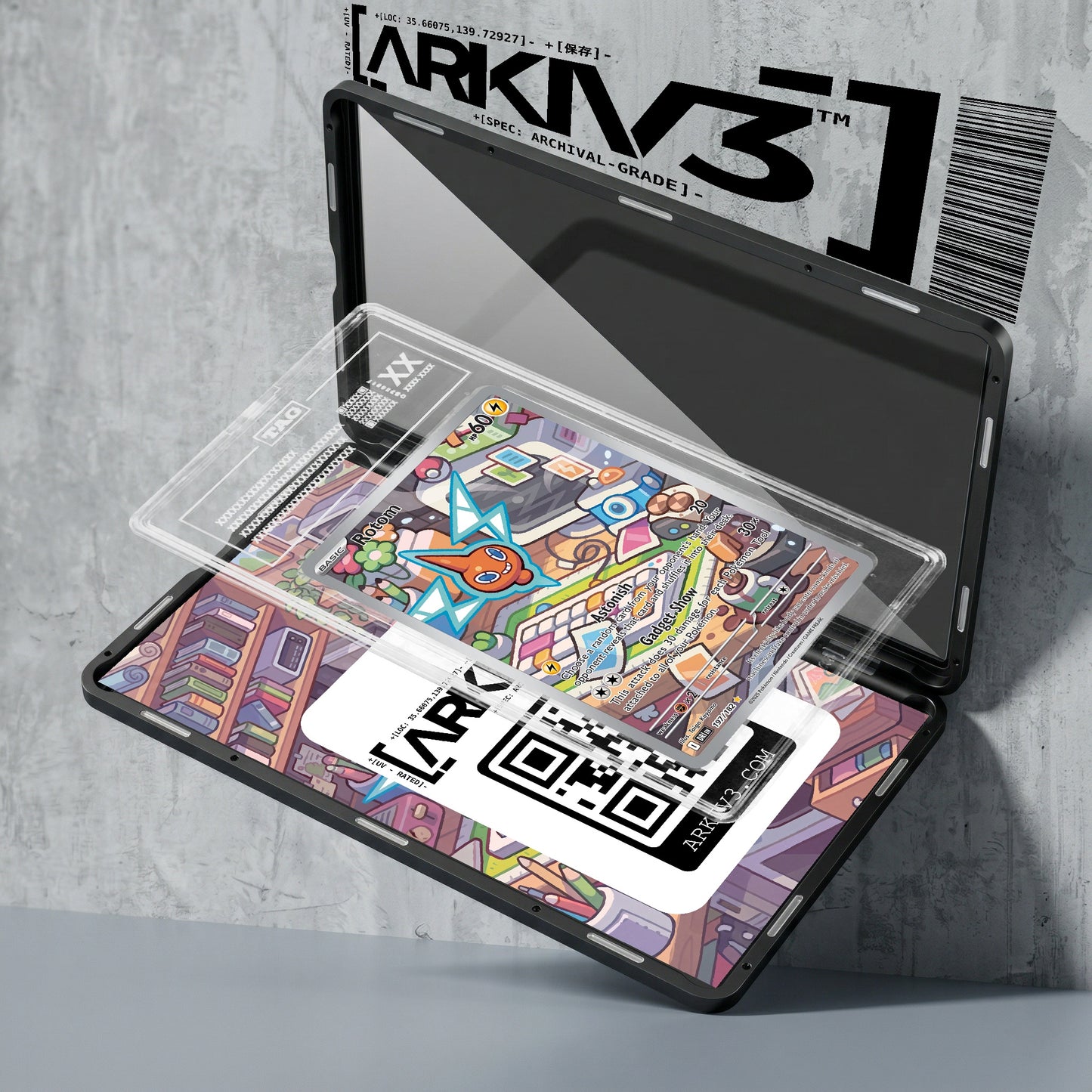 ARKIV3 TAG graded exploded mockup