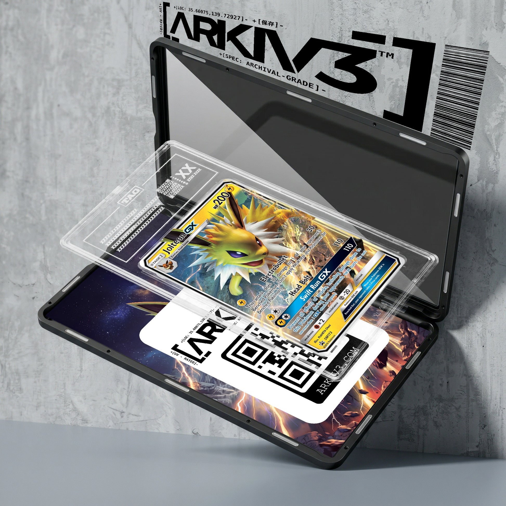 ARKIV3 TAG graded exploded mockup