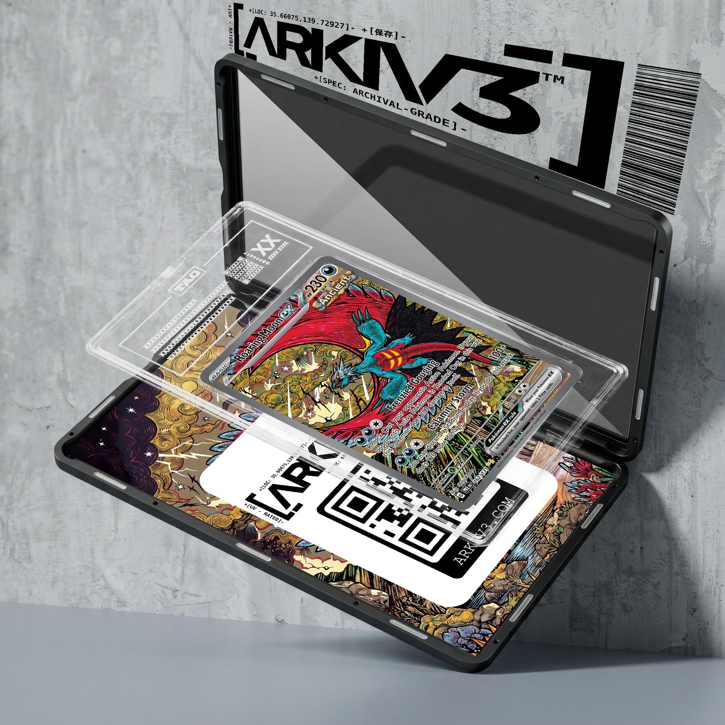 ARKIV3 TAG graded exploded mockup