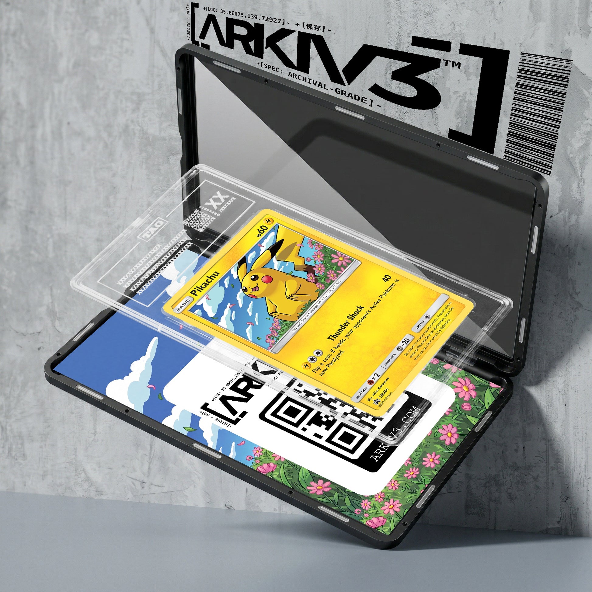 ARKIV3 TAG graded exploded mockup