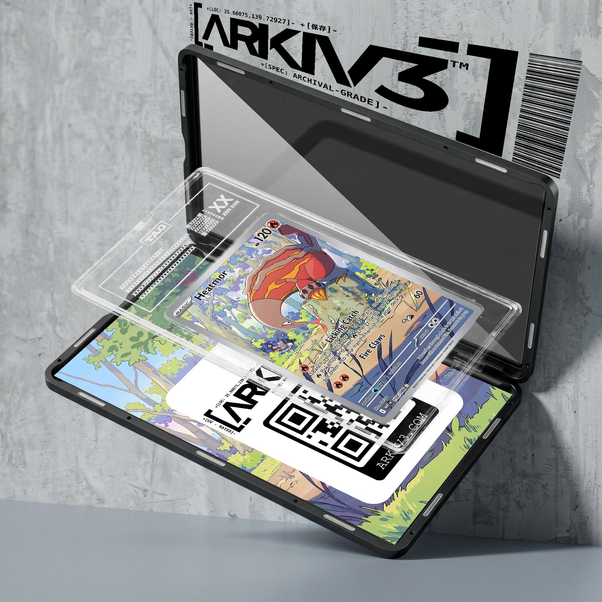 ARKIV3 TAG graded exploded mockup