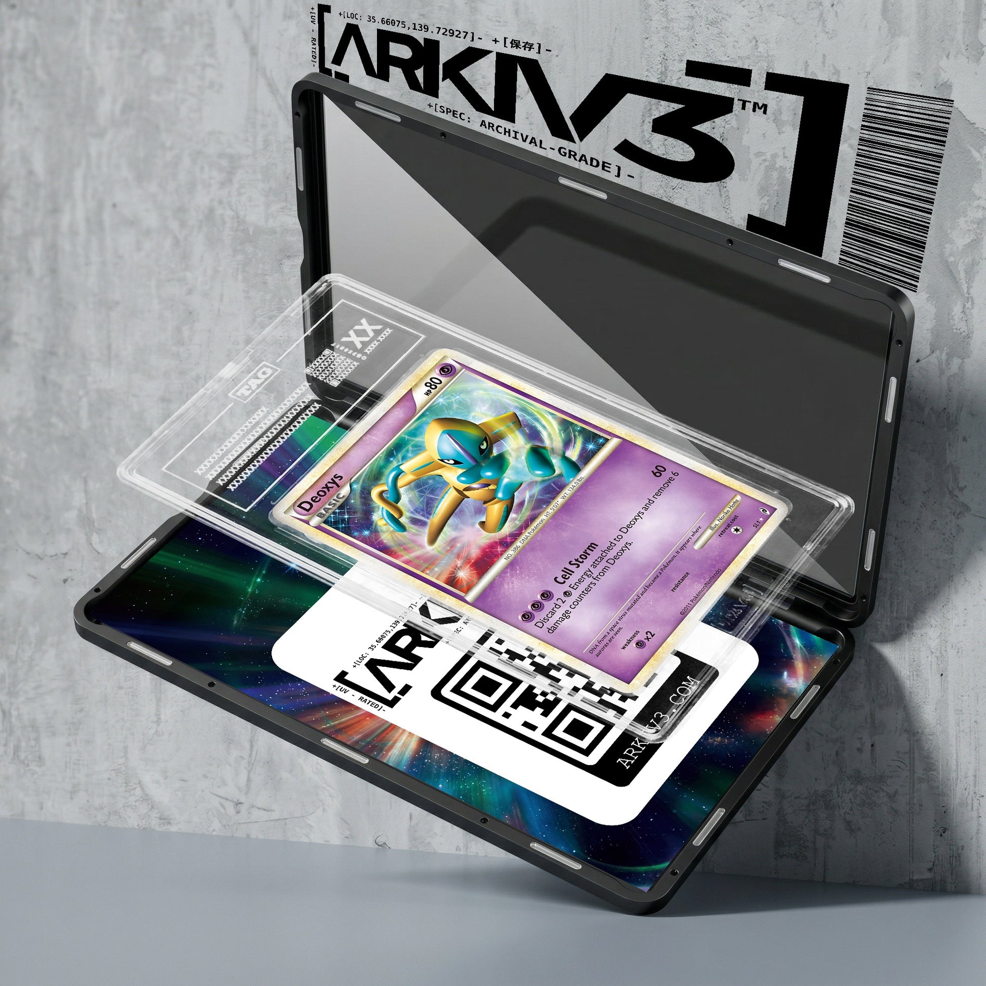 ARKIV3 TAG graded exploded mockup