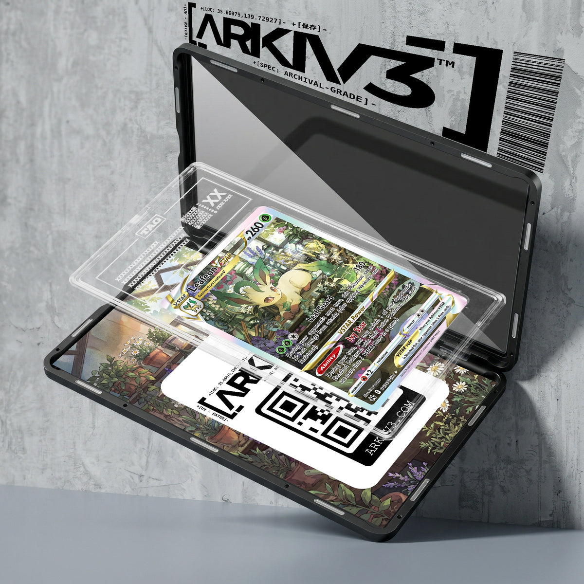 ARKIV3 TAG graded exploded mockup