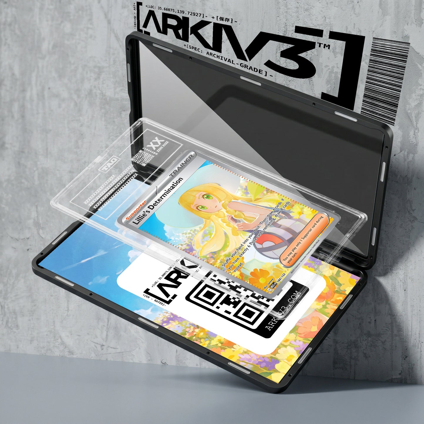 ARKIV3 TAG graded exploded mockup