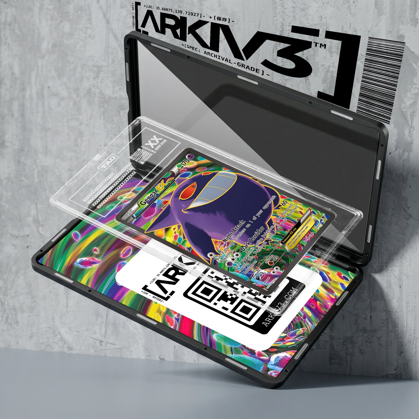 ARKIV3 TAG graded exploded mockup