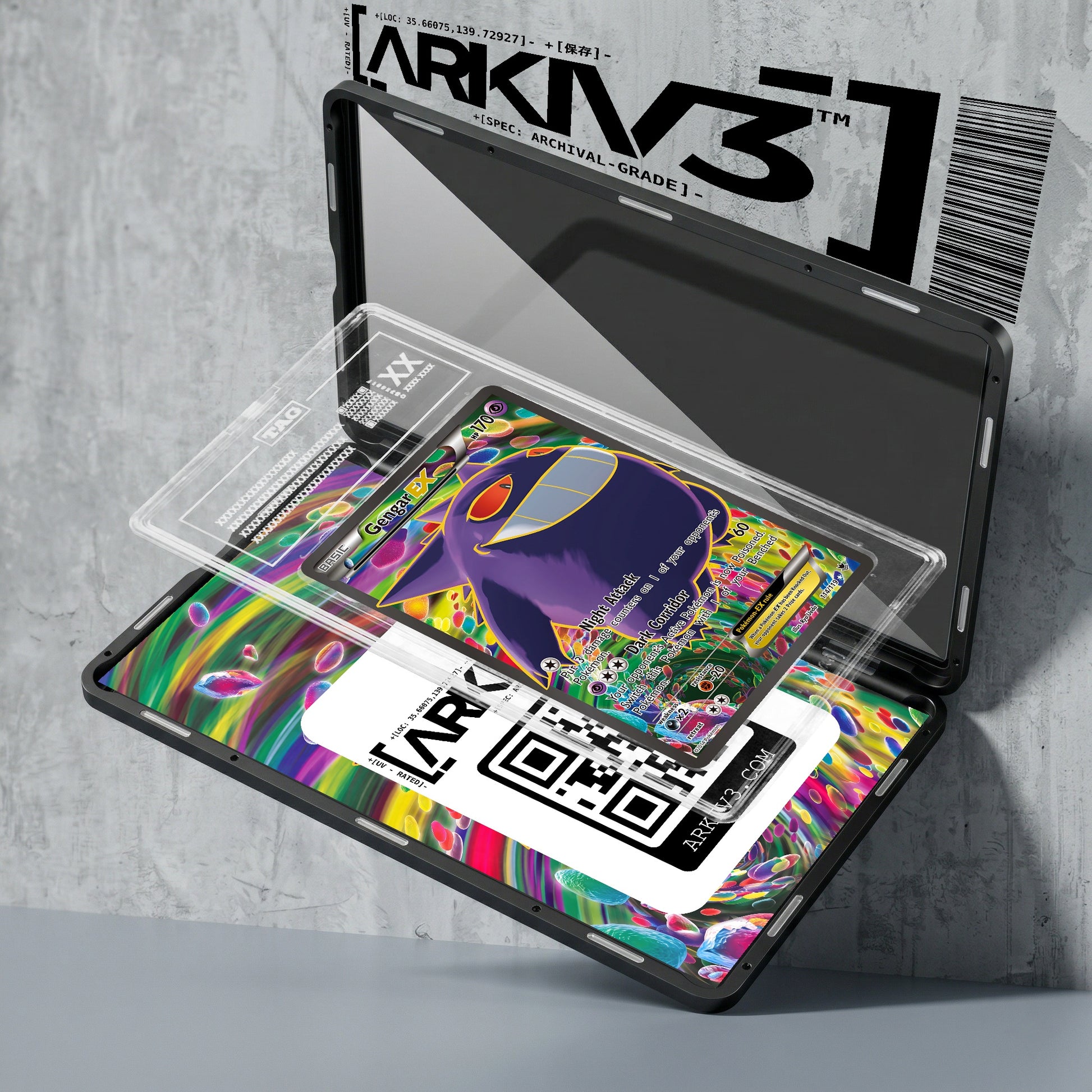 ARKIV3 TAG graded exploded mockup