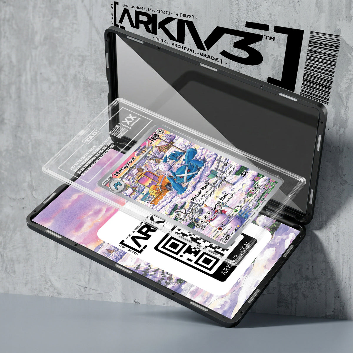 ARKIV3 TAG graded exploded mockup