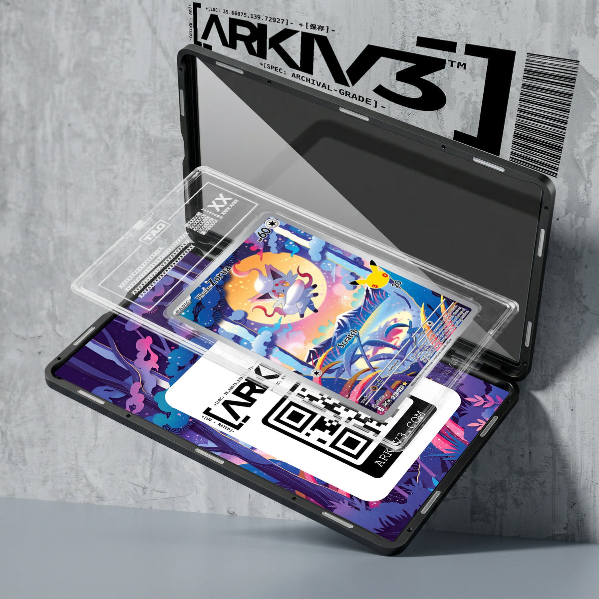 ARKIV3 TAG graded exploded mockup