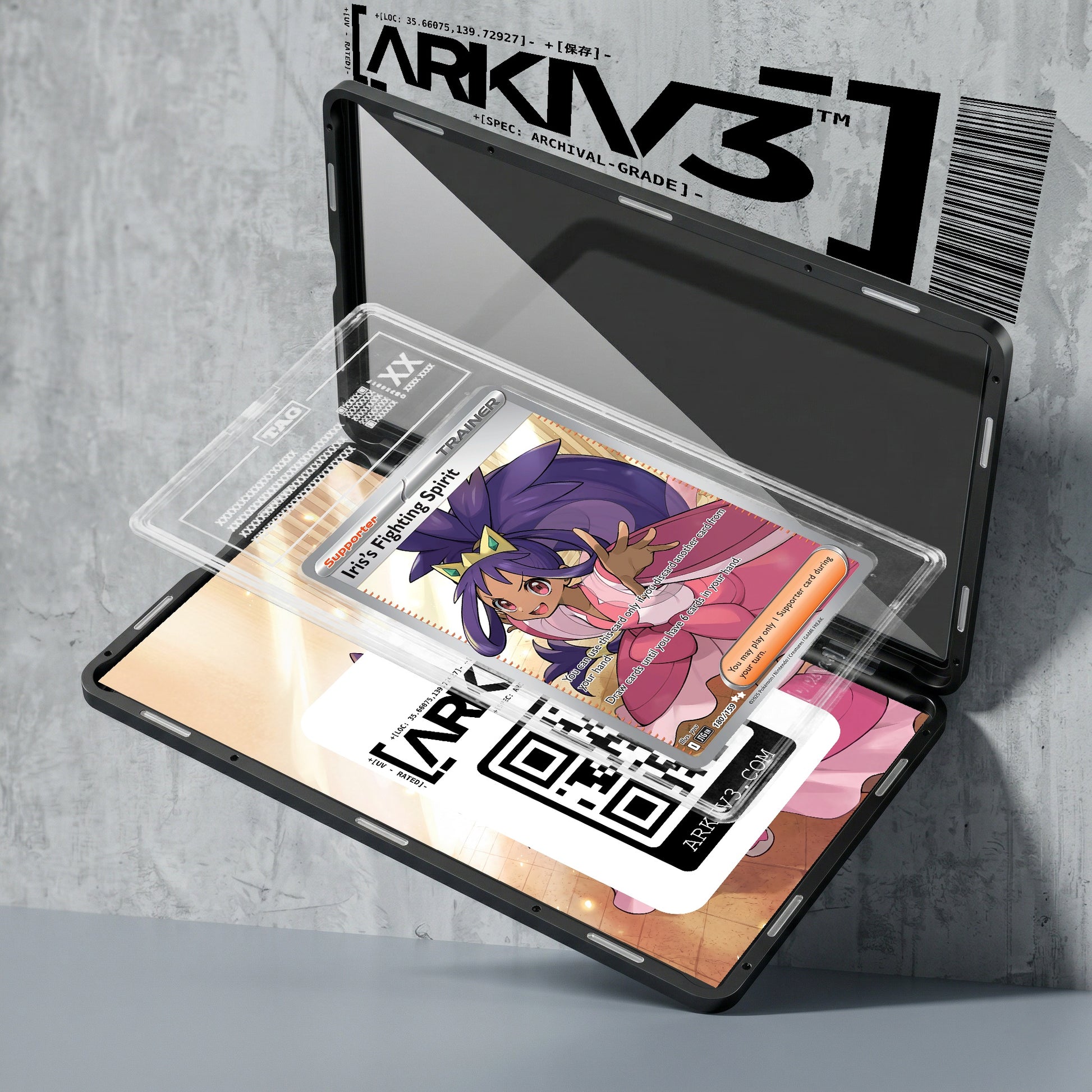 ARKIV3 TAG graded exploded mockup