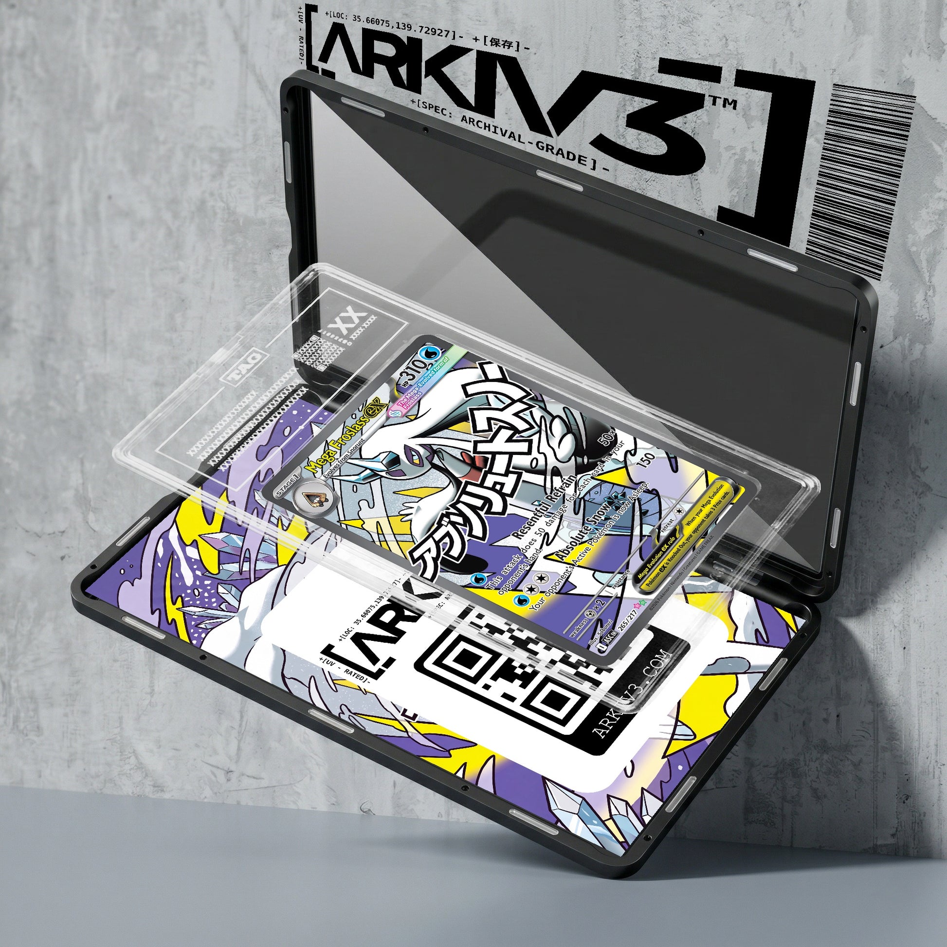 ARKIV3 TAG graded exploded mockup