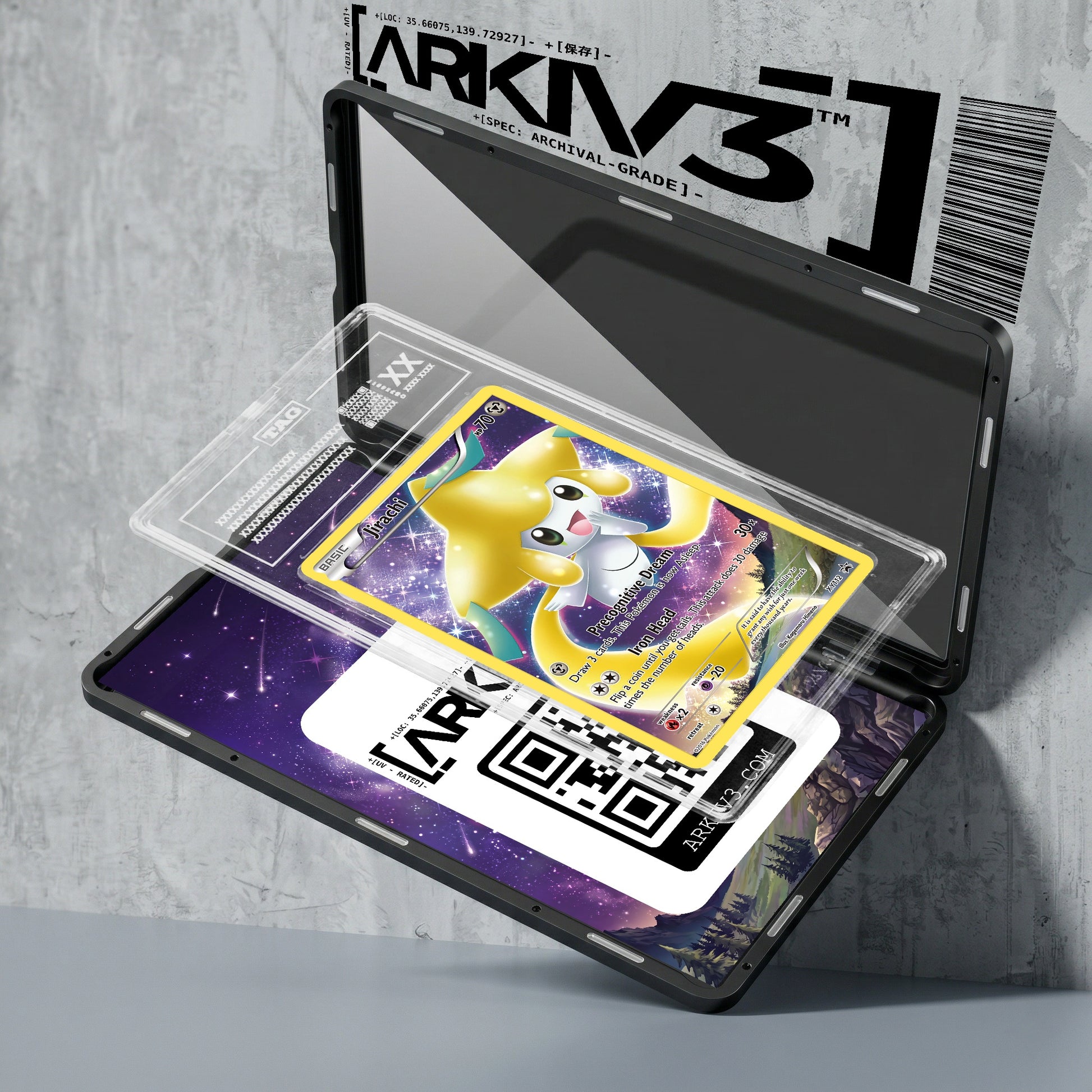 ARKIV3 TAG graded exploded mockup