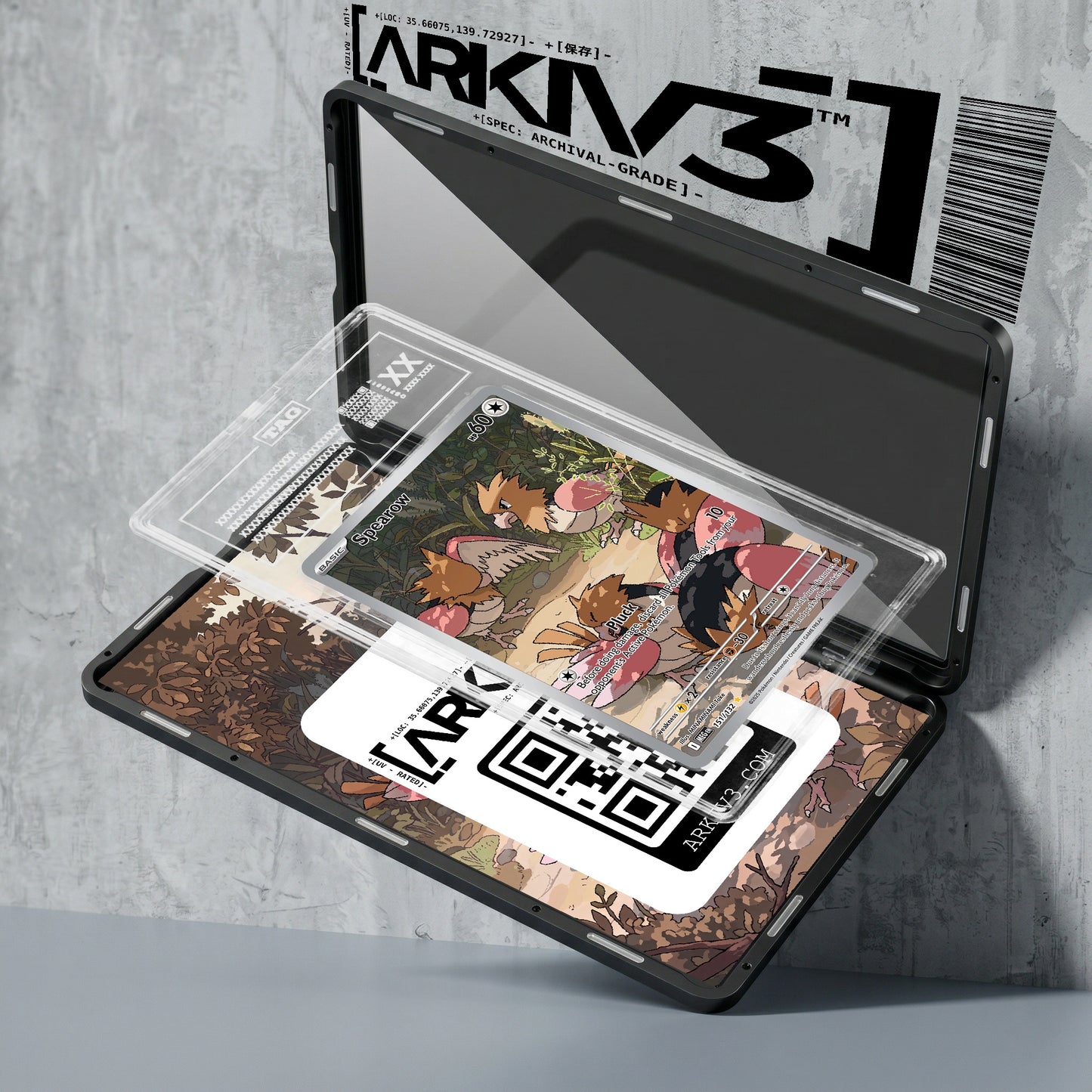 ARKIV3 TAG graded exploded mockup