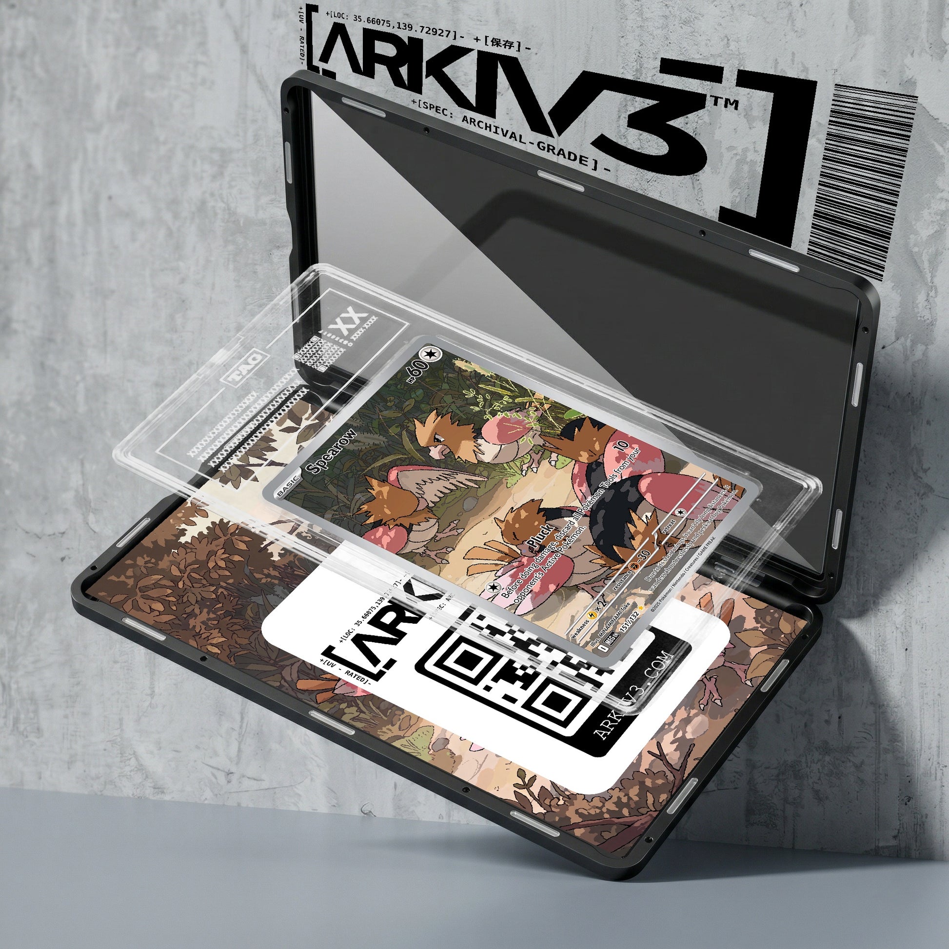ARKIV3 TAG graded exploded mockup