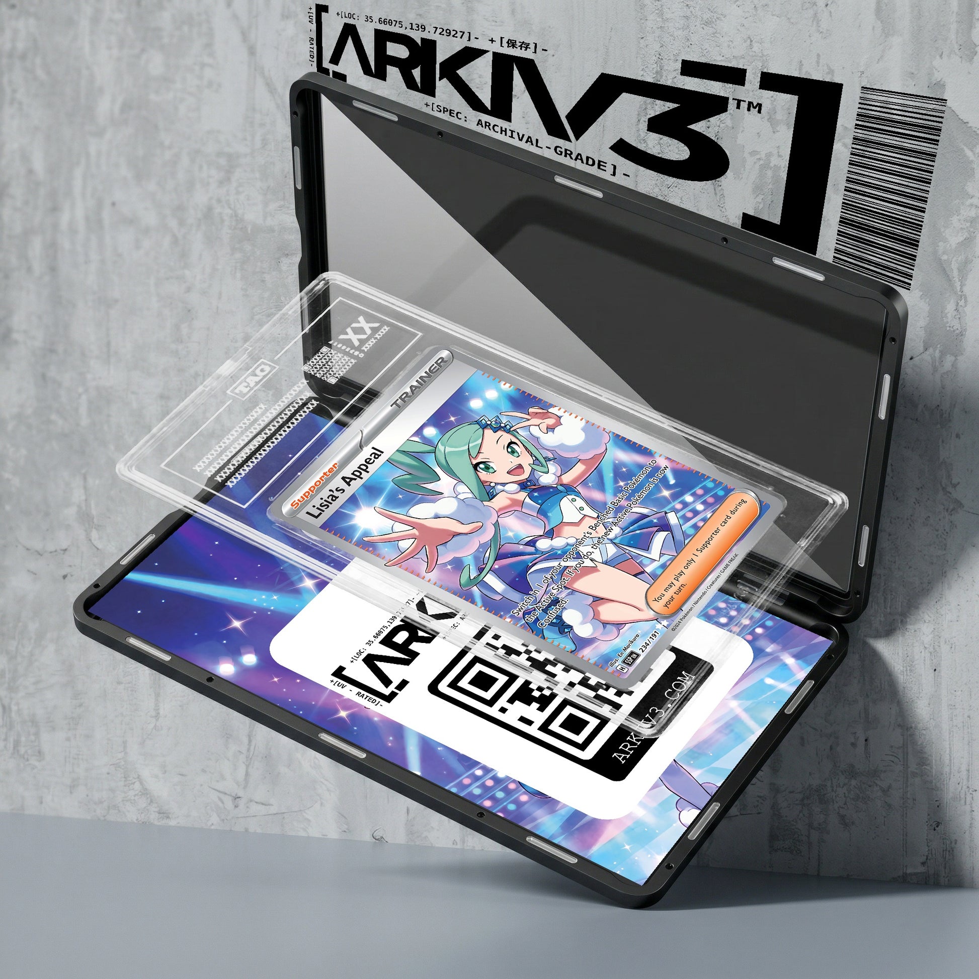 ARKIV3 TAG graded exploded mockup