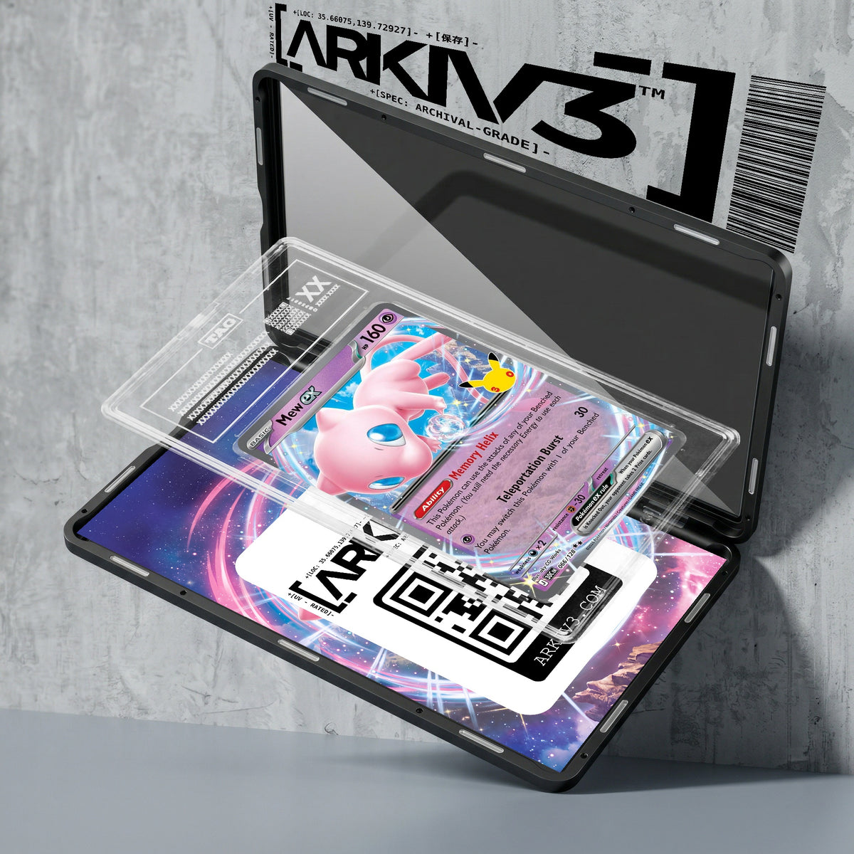 ARKIV3 TAG graded exploded mockup