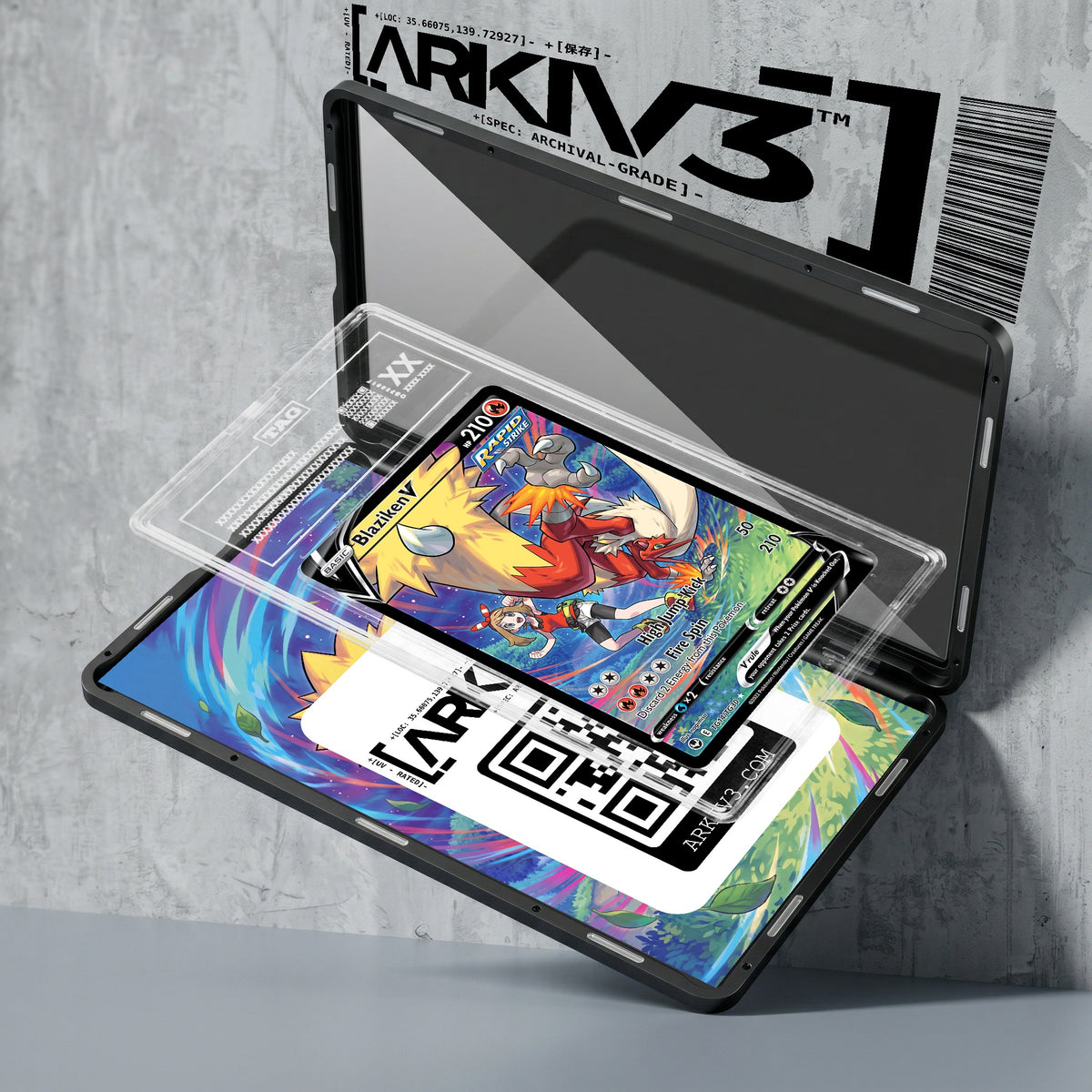ARKIV3 TAG graded exploded mockup