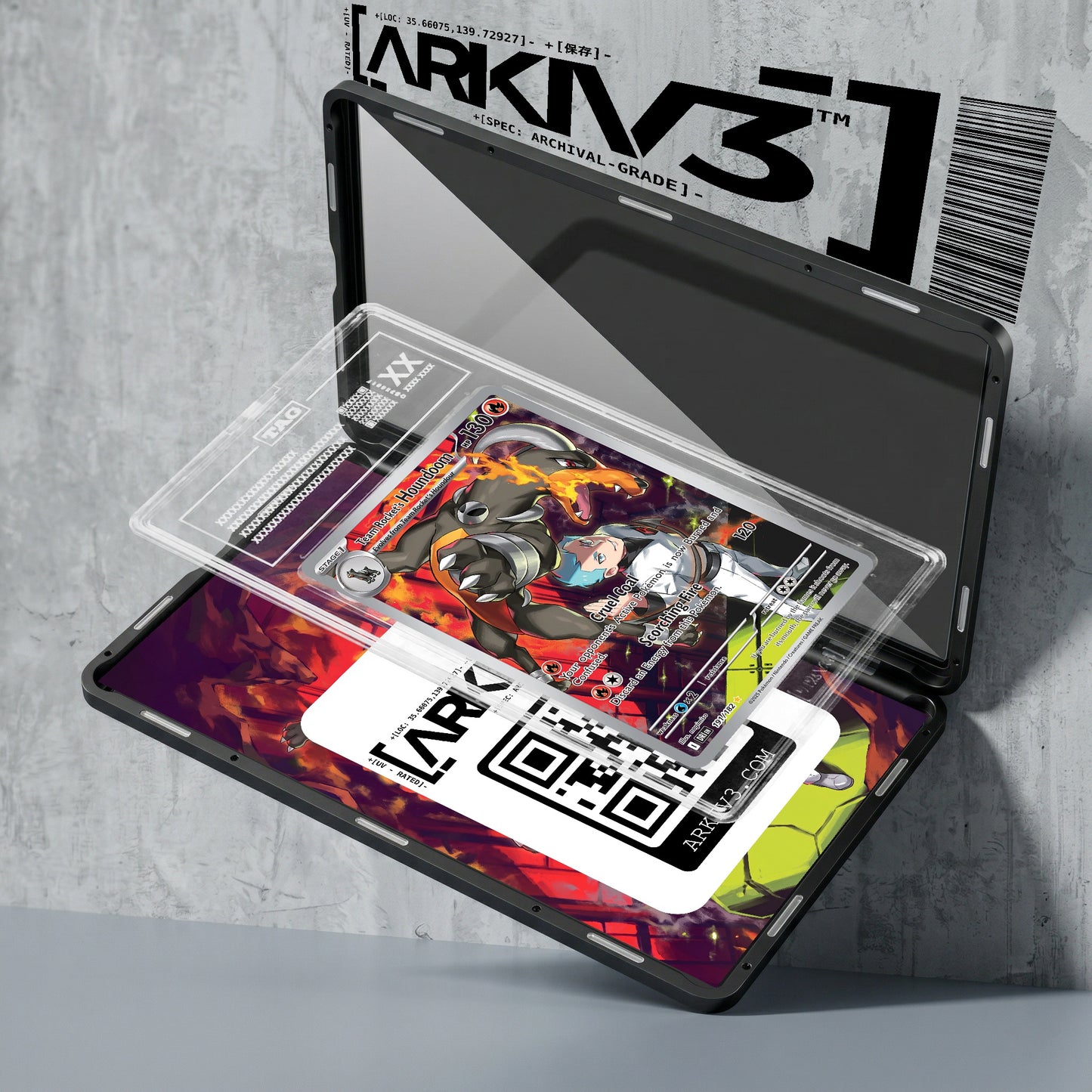 ARKIV3 TAG graded exploded mockup