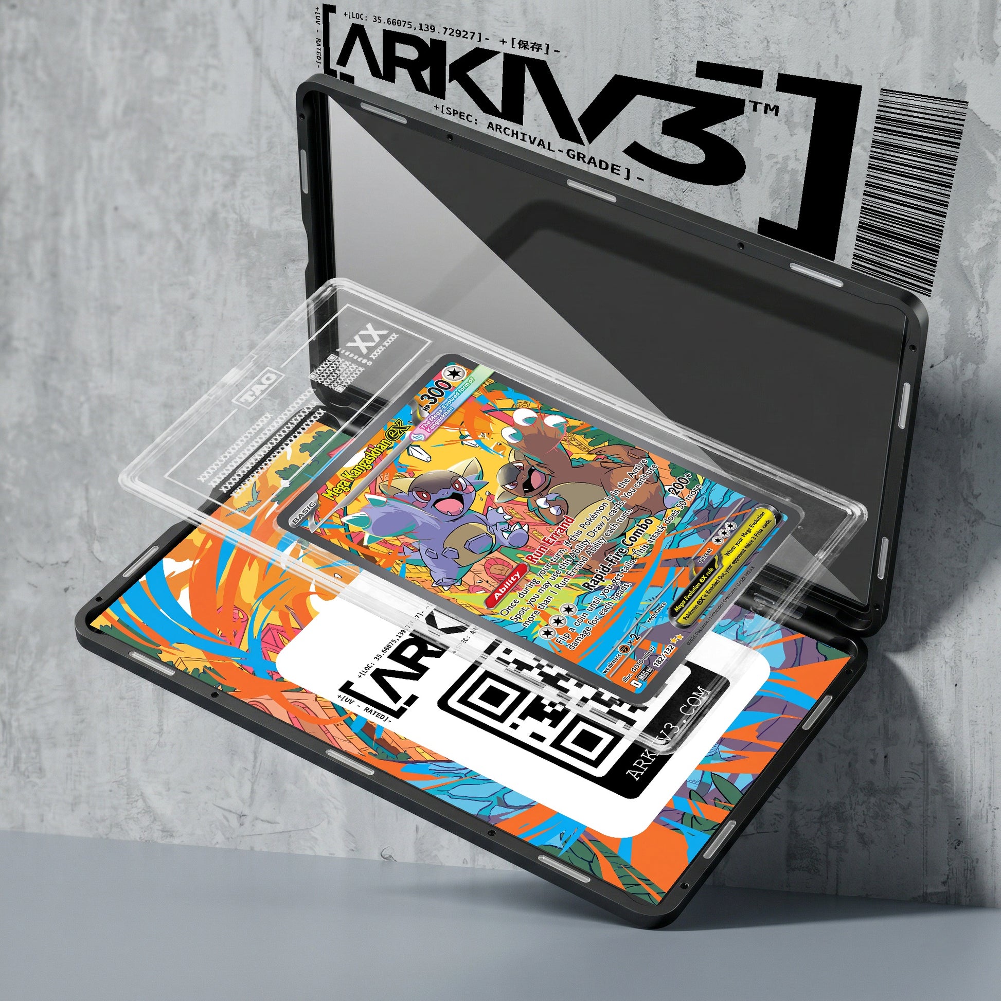 ARKIV3 TAG graded exploded mockup