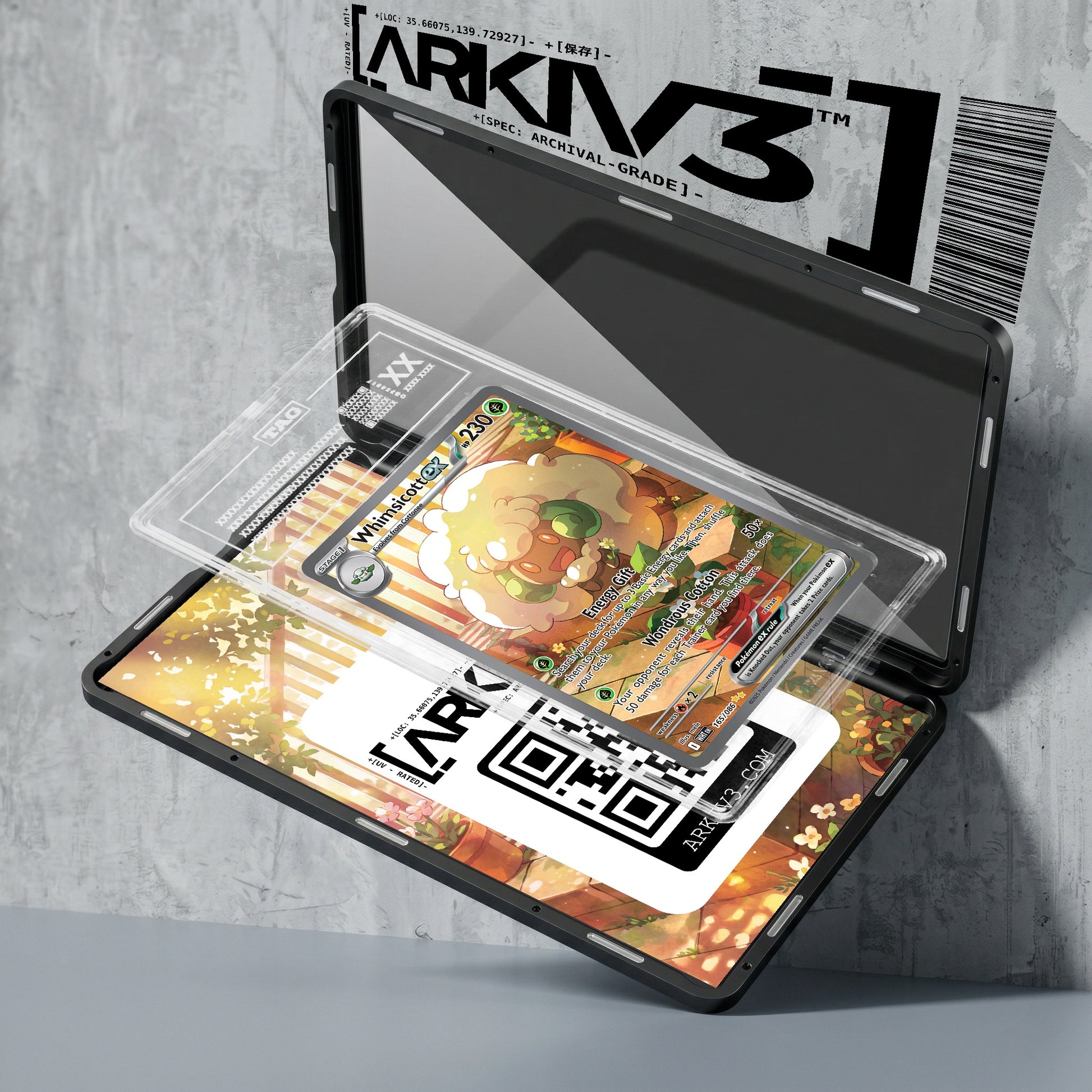 ARKIV3 TAG graded exploded mockup