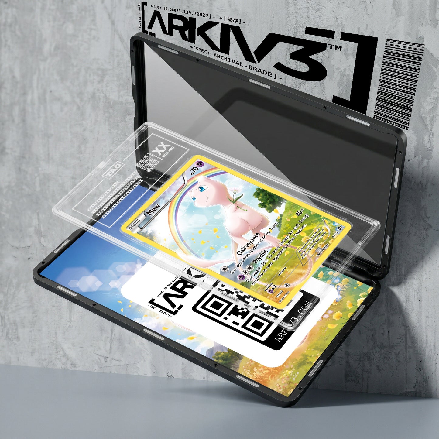 ARKIV3 TAG graded exploded mockup