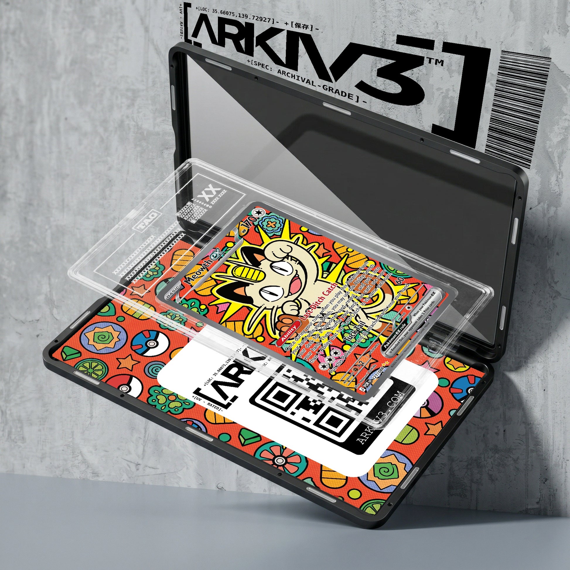 ARKIV3 TAG graded exploded mockup