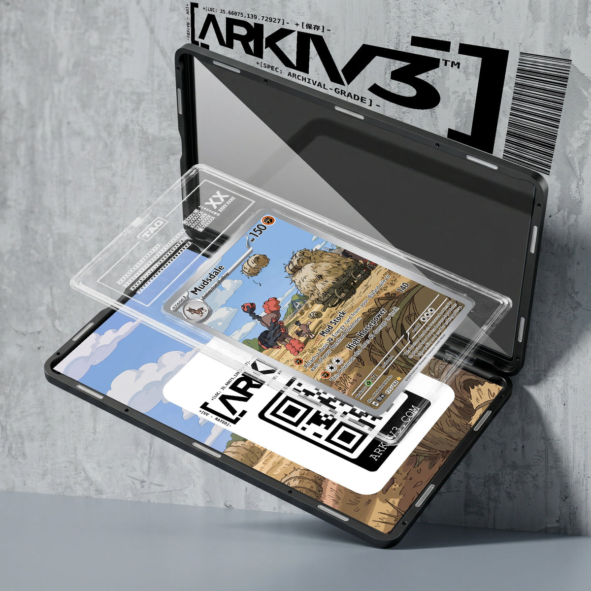 ARKIV3 TAG graded exploded mockup