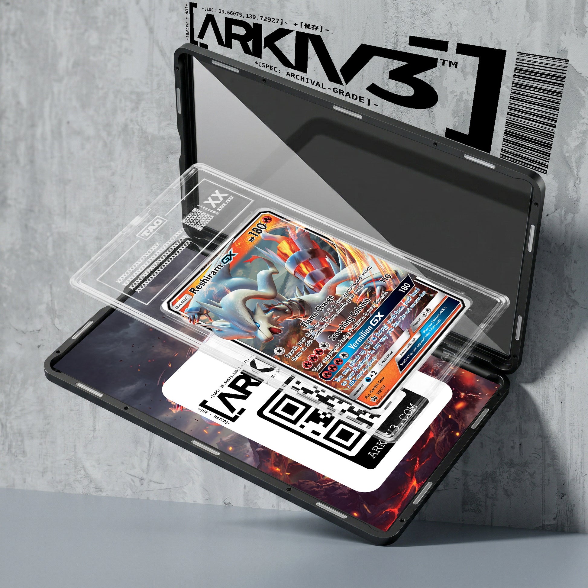 ARKIV3 TAG graded exploded mockup