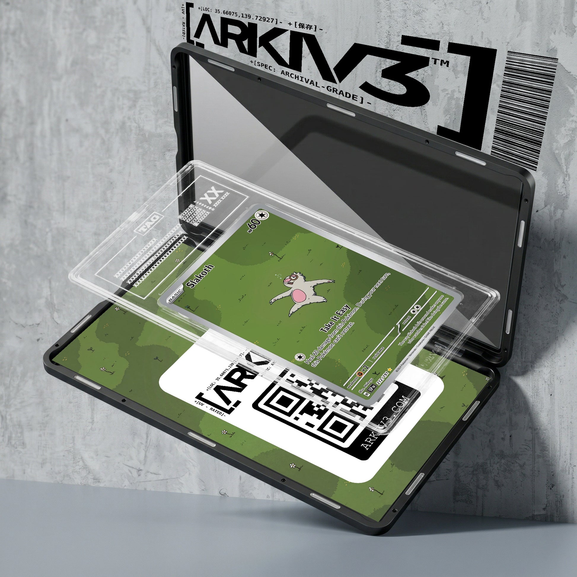 ARKIV3 TAG graded exploded mockup