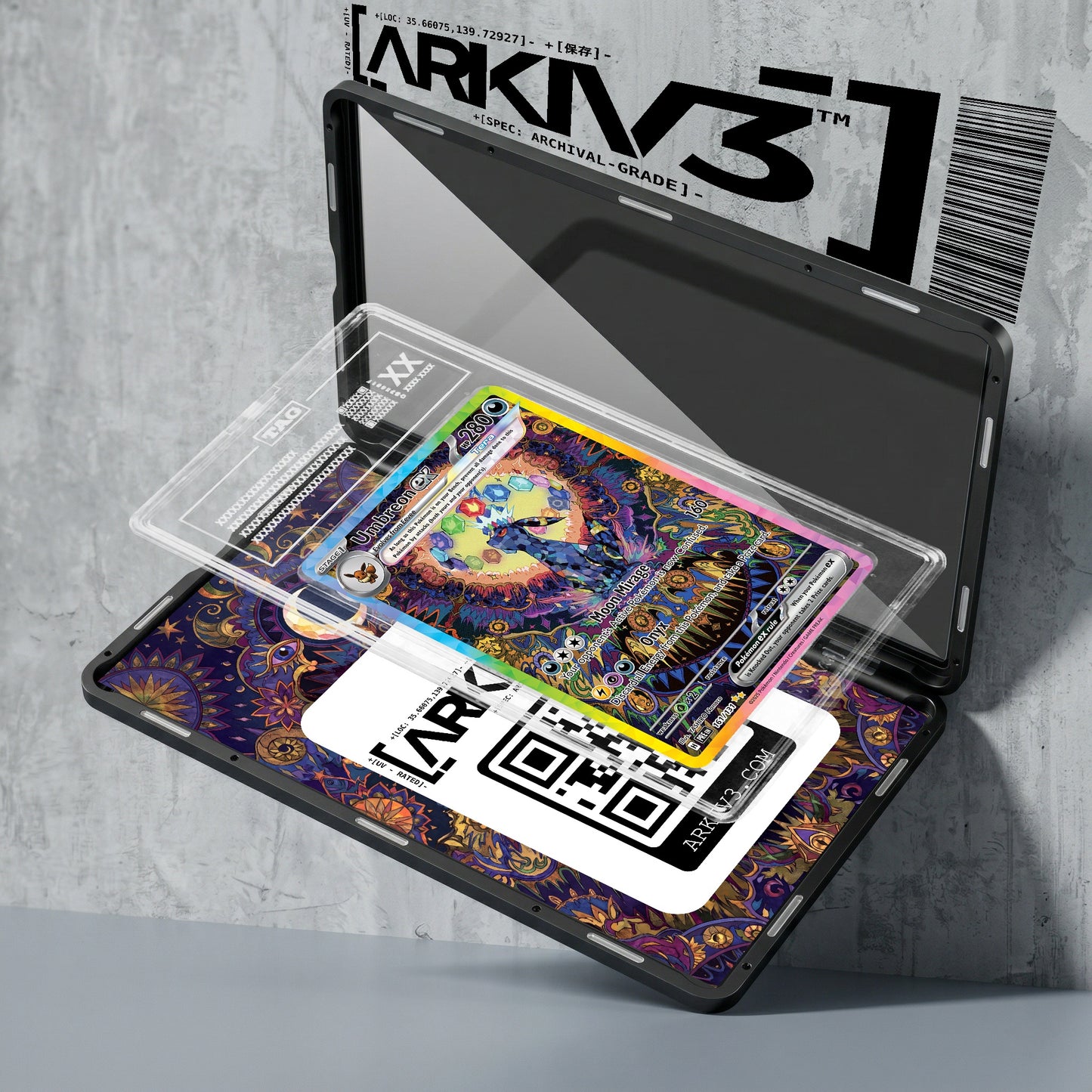 ARKIV3 TAG graded exploded mockup