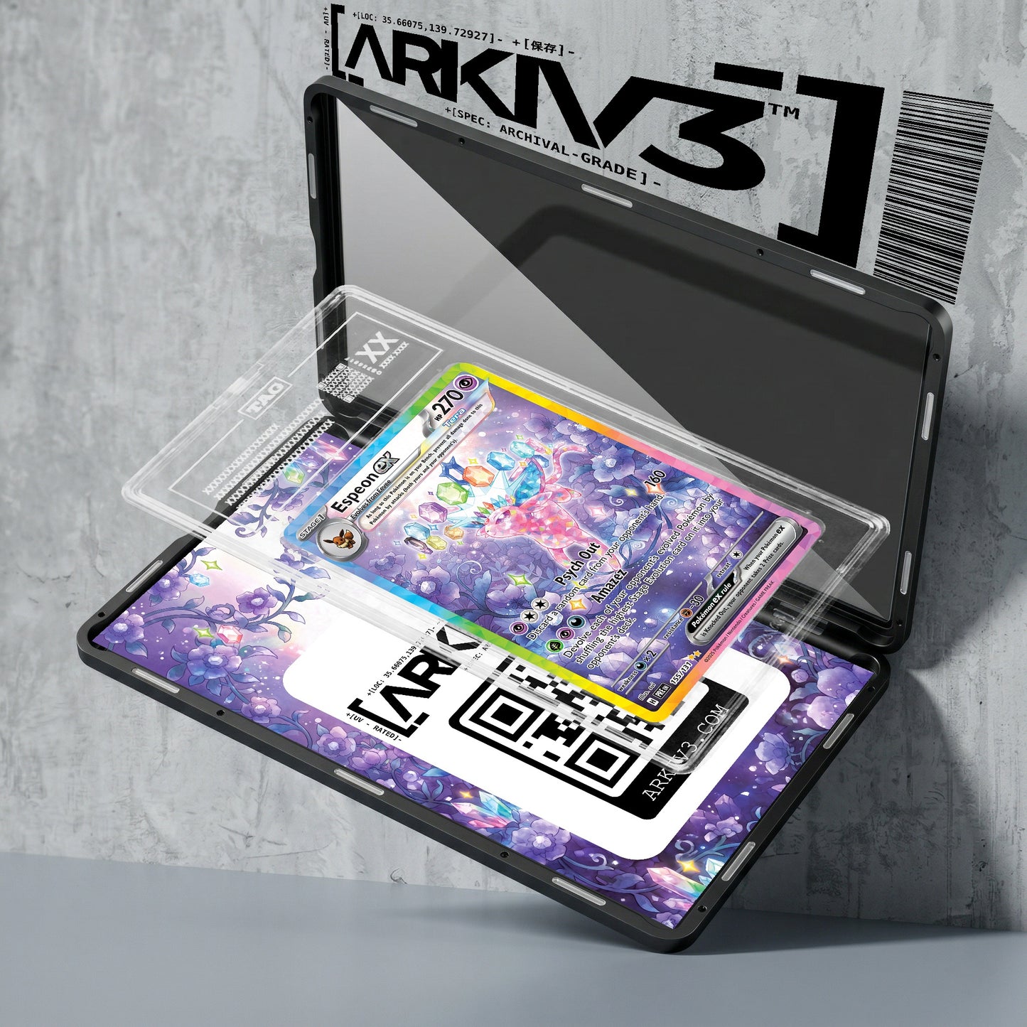 ARKIV3 TAG graded exploded mockup