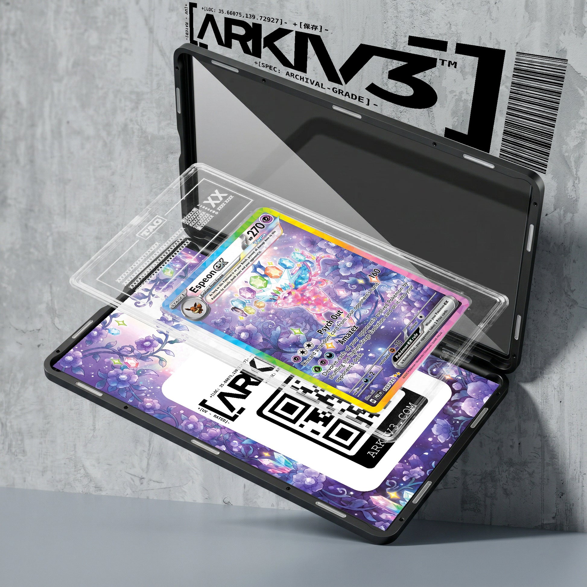 ARKIV3 TAG graded exploded mockup