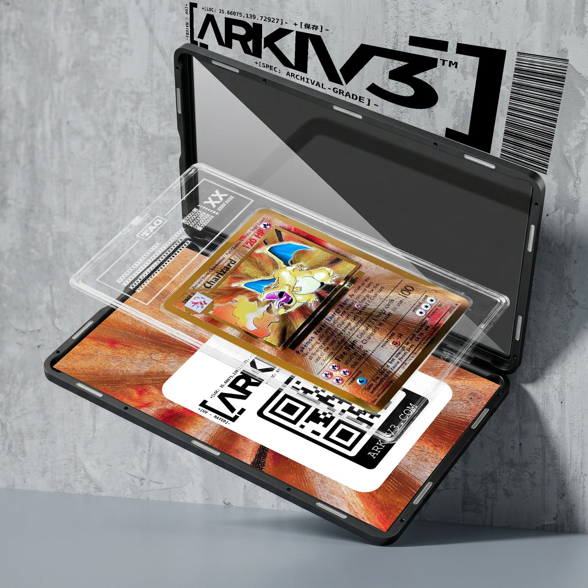 ARKIV3 TAG graded exploded mockup