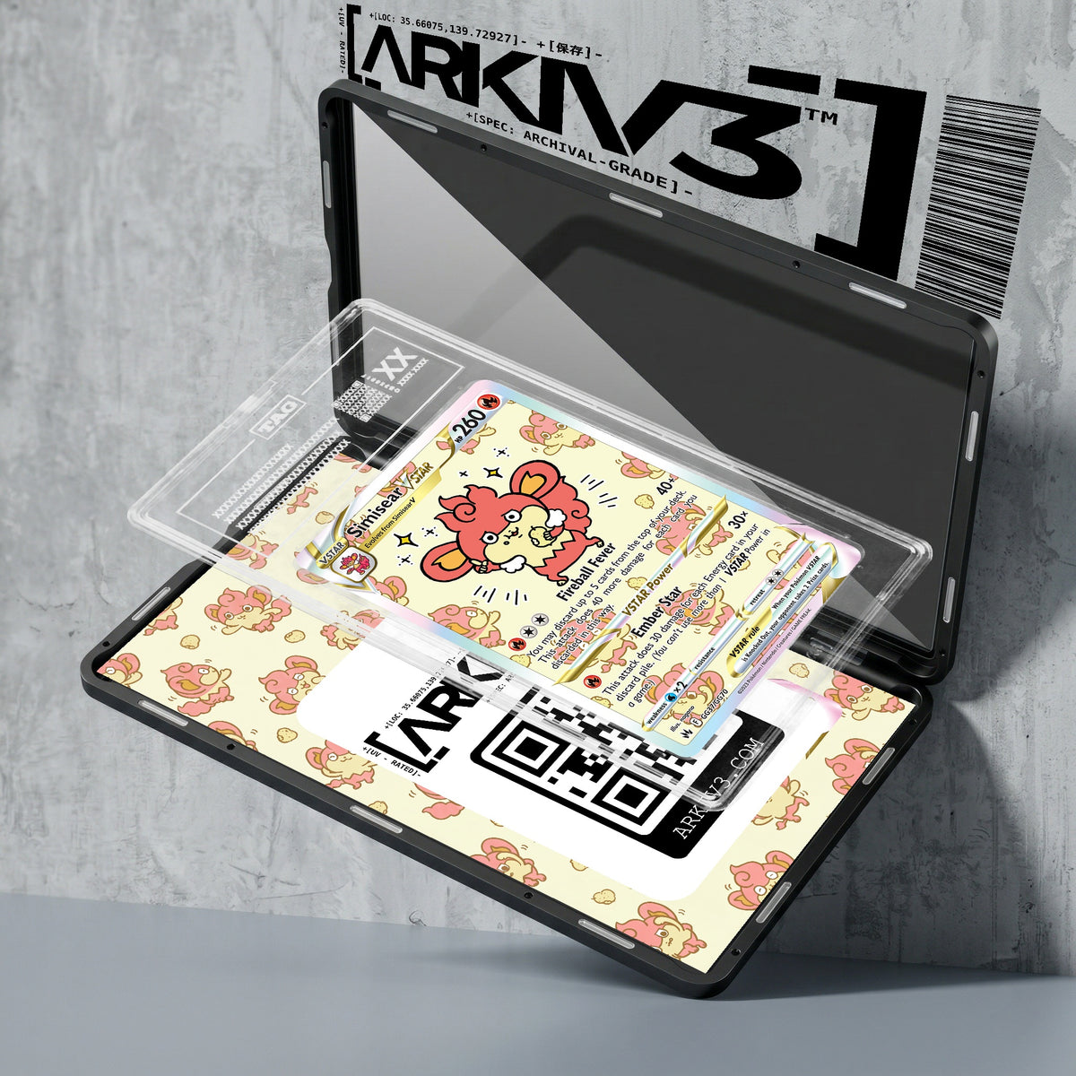 ARKIV3 TAG graded exploded mockup
