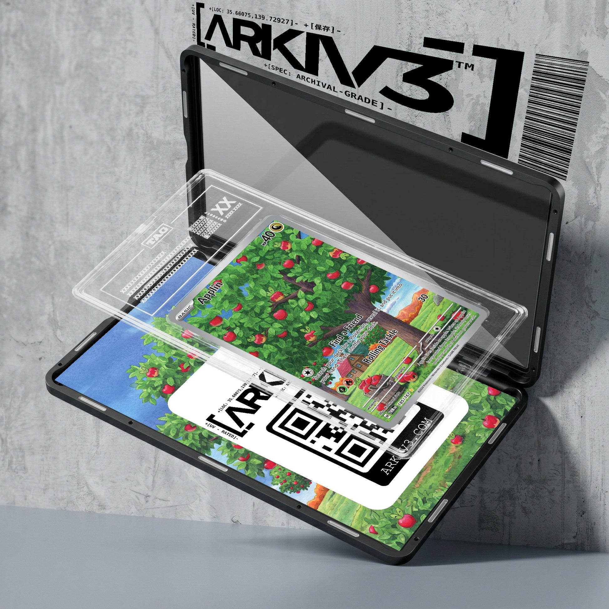 ARKIV3 TAG graded exploded mockup